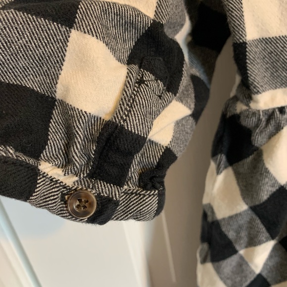 Hanna Andersson Black and White Buffalo Check Dress Size 6-7 US (120cm) - Picture 9 of 10